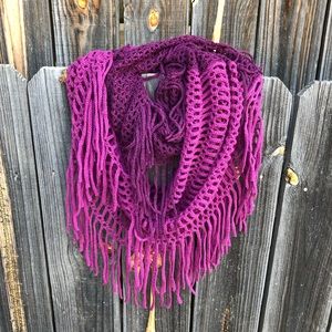 Purple Infinity Scarf